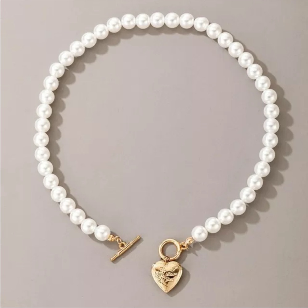 New Love You Pearl Necklace Choker